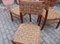 Vintage Walnut & Sisal Cord Dining Chair, Austria, 1950s 8