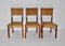 Vintage Walnut & Sisal Cord Dining Chair, Austria, 1950s 1