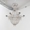 Large Basket Chandelier Candleholder, Early 19th Century 12