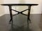 Table Mid-Century avec Incrustations Noires et Bouts en Laiton en Acajou, 1950s 3