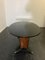 Mid-Century Table with Black Inlays and Mahogany Brass Tips, 1950s, Image 6