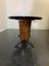 Table Mid-Century avec Incrustations Noires et Bouts en Laiton en Acajou, 1950s 7