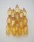 Vintage Italian Poliedri Amber Murano Glass Wall Sconces, 1990, Set of 2 4