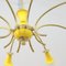 Yellow Italian Chandelier, 1950s 4