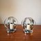 Wall Lights in Polished Stainless Steel, 1970, Set of 2 2