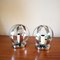 Wall Lights in Polished Stainless Steel, 1970, Set of 2, Image 1