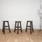 Vintage Wooden Stools, 1930, Set of 3, Image 7