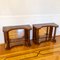 Parquetry Console Tables with Mirrors, Mid-19th Century, Set of 2 9
