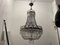 Lámpara de araña grande de cristal, años 60, Imagen 13