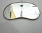 Mid-Century Wall Mirror in Brass, Italy, 1950s, Image 7