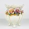 Ceramic Vase with Flowers, Italy, 1950s 5