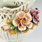 Ceramic Vase with Flowers, Italy, 1950s, Image 2