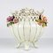 Ceramic Vase with Flowers, Italy, 1950s, Image 1