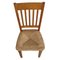 Vintage Spanish Pine Chairs with Wicker & Rope Seats, Set of 4, Image 7