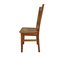 Vintage Spanish Pine Chairs with Wicker & Rope Seats, Set of 4, Image 2