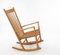 Danish Beech Model J16 Rocking Chair by Hans J. Wegner for FDB, 1966, Image 5