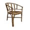 Spanischer Vintage Bambus Sessel 9
