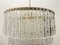 Large Murano Glass Rod Chandelier 1980s, Image 4