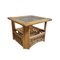 Mesas auxiliares vintage de bambú y vidrio. Juego de 2, Imagen 7