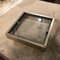 Modernist Square Metal and Glass Ashtray by Gabriella Crespi, 1970s, Image 10