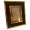 Mid-Century Italian Modern Brass and Leather Picture Frame, 1970s, Image 11