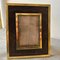Mid-Century Italian Modern Brass and Leather Picture Frame, 1970s, Image 10