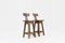 Brutalist Bar Stools, Set of 2, Image 1