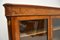 Antique Victorian Burr Walnut Twin Pier Cabinet / Bookcase, 1860s, Image 9