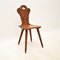 Antiker Bobbin Chair aus geschnitzter Eiche, 1880er 1