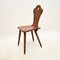 Antique Carved Oak Bobbin Chair, 1880s 4