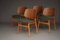 Chaises Shell Modèle 155 par Børge Mogensen pour Søborg Møbelfabrik 1950s, Set de 4 1