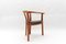 Teak and Leather Desk Chair, Denmark, 1960s 2