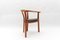 Teak and Leather Desk Chair, Denmark, 1960s, Image 2