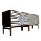 Modular Sideboards with Op Art Motif, Poland, Set of 2 2