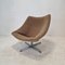 Oyster Chair mit Kreuzgestell von Pierre Paulin für Artifort, 1965 3