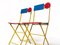 Postmodern Bistro Chairs by Denis Balland for Fermob, France, 1985, Set of 4 4