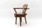 Mid-Century French Wooden Armchair attributed to Pierre Chapo, 1960s 5
