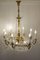 Large Empire Chandelier in Bohemia Crystal, 1940s, Image 4