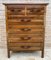 20th Century Spanish Tuscan Sifonier with Six Drawers in Carved Pine, 1950s 1