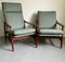 Teak Easy Chair 350 and Highback Armchairs by Poul Volther for Frem Røjle, 1960s, Denmark, Set of 2, Image 1