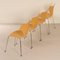 Beech Butterfly Chairs by Arne Jacobsen for Fritz Hansen, 1990s, Set of 4 7