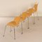 Beech Butterfly Chairs by Arne Jacobsen for Fritz Hansen, 1990s, Set of 4, Image 7