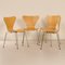 Beech Butterfly Chairs by Arne Jacobsen for Fritz Hansen, 1990s, Set of 4 5