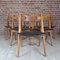 Chairs Sawbuck Ch 29 in Teak from Carl Hansen, 1960s, Set of 6, Image 4