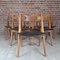 Chaises Sawbuck Ch 29 en Teck de Carl Hansen, 1960s, Set de 6 4