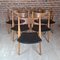 Chairs Sawbuck Ch 29 in Teak from Carl Hansen, 1960s, Set of 6 1
