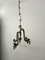 Large Brutalist Bronze Hanging Candleholder, 1970s, Image 4