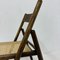 Vintage Folding Chair in Webbing and Wood from Habitat, 1980s 7