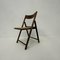 Vintage Folding Chair in Webbing and Wood from Habitat, 1980s 9