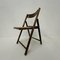Vintage Folding Chair in Webbing and Wood from Habitat, 1980s 10
